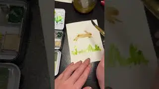Easter Card Ideas #cardideas #bunny #easterbunny #drawingtutorial #glassdippen #watercolor #smallbiz