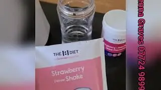 One 2 one diet strawberry shake with a twist