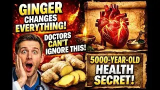 GINGER Benefits 🔥 The Ancient Root That Boosts Heart Health, Blood Flow & Immunity Naturally
