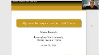 Algebraic Techniques in Graph Theory - Adienex Fernandez