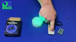 MVP Lunar Module LED Disc Golf Basket Light - Unboxing and Demo