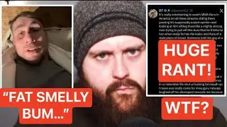 THE MMA GURU RESPONDS TO DARREN TILL ROASTING HIM ON TWITTER? MASSIVE RANT & CRASHOUT FOR NO REASON?