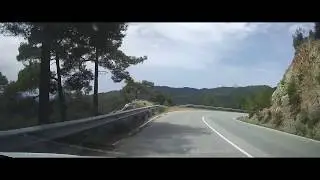 Cyprus. Panagia-Kykkos. Road F726
