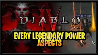 Diablo 4 all Legendary Powers / Aspects  DATAMINED ALL CLASSES Part 1