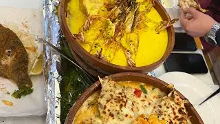 Seafood Dish in Fishdoor Kuwait 🇰🇼 fresh seafood and make them cook for you! 🥰