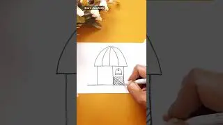 Warli house drawing 💥 #shorts #warliart #anusacademy