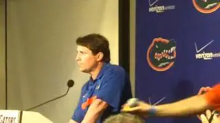Will Muschamp on the Orange and Blue spring game