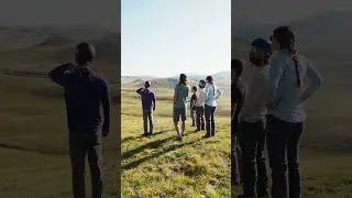 Checking the new speedflying launch. Transition speedflying camp in Montenegro