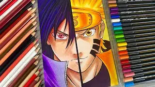 How to Draw Naruto and Sasuke - Como Desenhar o Sasuke e Naruto (TUTORIAL)