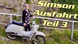 Simson Ausfahrt Teil 3 (Binge) Simson Schwalbe KR 51/1 Komfort Sound Probefahrt Roadtrip Erzgebirge