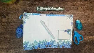 Icy Blue Florals