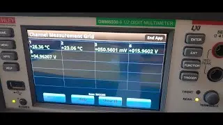 Vishay SIC967 SMPS sampling with Keithley DMM6500 and SCAN card