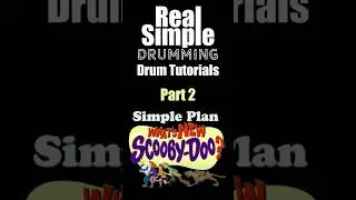 Drum Lesson - How to play What's New Scooby Doo? by Simple Plan - Part 2 #halloween #drumtutorial