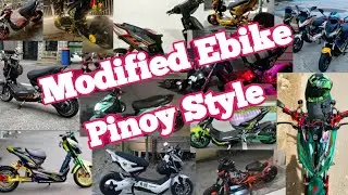 Modified ebike Pinoy Style