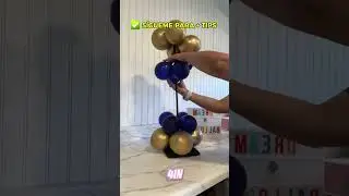 Tip: Centro de mesa en globos 🎈🥳😁🤗 #globos #fiesta #decoracionconglobos #sempertex #emprendimiento