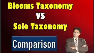 Comparison of Bloom&rsquo;s Taxonomy and SOLO Taxonomy | Dr. Shahid Razza