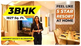 Trishla City Sample Flat 3 & 4 BHK Luxury Smart Flats on Patiala Highway Zirakpur. Call 98779 76021