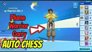 Auto Chess CZ | 1. m&iacute;sto | 9x Feathered 2x Martialist | Plume Warrior Carry | #autochess