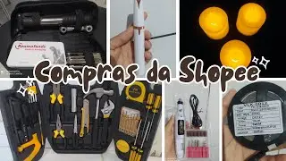 Comprinhas feitas na Shopee de muita precisão e muita utilidade