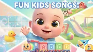 Bath Time & Play Time Songs 🛁 | Old MacDonald, ABCD Train & Baby Shark | Kids Songs #cocomelonstyle