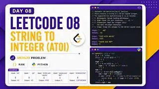 🔥 LeetCode 08: String to Integer (atoi) in Python | Day 08 🚀