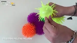 Pequenas pelotas peludas