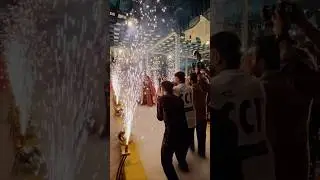 #brideentryideas #wedding #weddingdecor #pyro #fog #challenge #khatushyam #fogmachine #event #viral