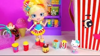 Popcorn Lunhbox Kids Toys 5 Shopkins Egg Surprise Surprise Poppy Corn Sweet Treats FunToyzCollector