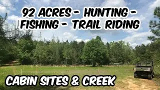 92 Acres Alabama Hunting or Homesteading Land For Sale on Kelly Creek