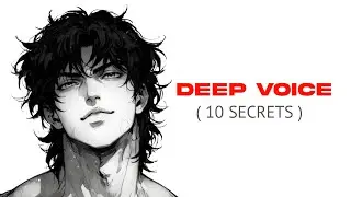 How to make Voice Deeper Permanently | 10 SECRETS | Voicemaxxing |