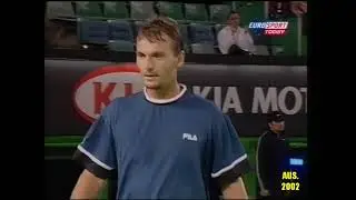Julien Boutter v Gustavo Kuerten Australian Open 2002
