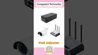 Computer Networks ||  Patch Cord,RJ45 Connector, Keystone Jack,PoE Injector #computer #shorts