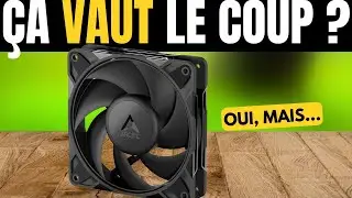 ARCTIC P12 Pro PST &ndash; Ventilateur PC Premium 120 mm &ndash; PWM 4-Pins avec Y-Splitter &ndash; 600 &agrave; 3000 RPM