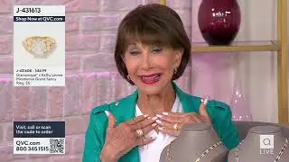 Diamonique x Kathy Levine Legend Link Necklace Sterling Silver on QVC
