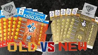 Scratchcard Sunday #6 Old VS New Scratch Cards from the National Lottery! Giveaway (CLOSED)