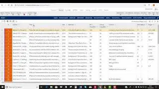 Record listing and field preferences in CRS