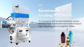 Nenosun Automatic  aluminum Foil Gasket Sealing Machine for Bottle Oil Plastic Bottle Cap