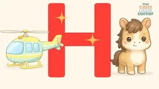 Learn Letter H | Phonics for Toddlers  | Calm Alphabet Learning for Kids