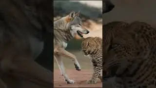 Gray Wolf vs. African Leopard - Africa vs. Europe