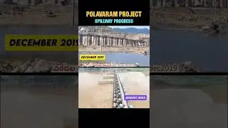 Polavaram Project Spillway Progress !December 2019 Vs August 2022 #andrapradesh #ysrcp #tdpgoons