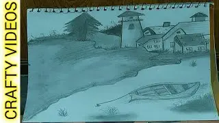 How to draw a scenery | Lockdown Drawing | Happy Drawing stay home