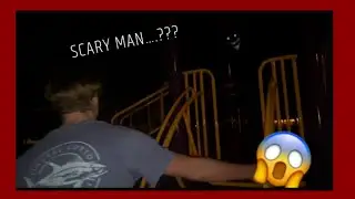 Exploring a park at night.. (Homeless man)