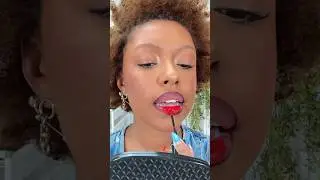 new favorite red lip lol.. it&rsquo;s same combo in my braids reveal video 💋 #redlipstick #redlip