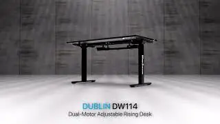 Представляем рабочую станцию ​​Fantech Dublin DW114 &mdash; регулируемый стол с двумя моторами и магнит...