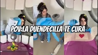 Versi&oacute;n larga - La duendecilla te cura piercing infectado #asmr #duende #piercing #doctor #humor 