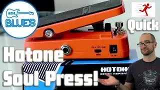 Hotone Soul Press Wah Pedal Demo (quick play test)