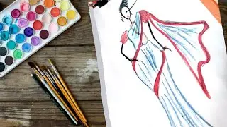 How to draw fashion illustration