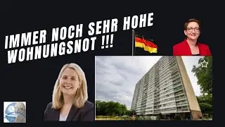 In Deutschland fehlen immer noch 500 000 Wohnungen !!! Ganz erschreckend