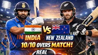 IND vs NZ Short Match 🔥 10 Overs | Real Cricket 24