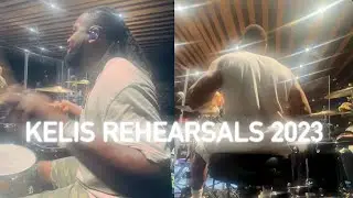 Kelis rehearsals 2023 in London